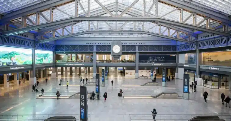 Moynihan Train Hall at Penn Station, NY